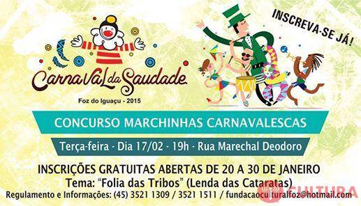Carnafalls 2015 terá novidades - Rádio Cultura Foz