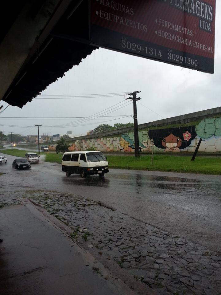 Internautas enviam imagens do tempo em Foz do Iguaçu