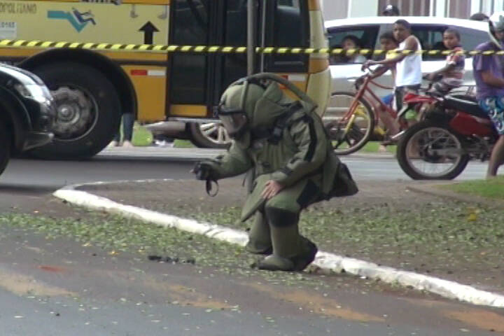 Bomba próximo ao Aeroporto de Brasília mobiliza a segurança pública