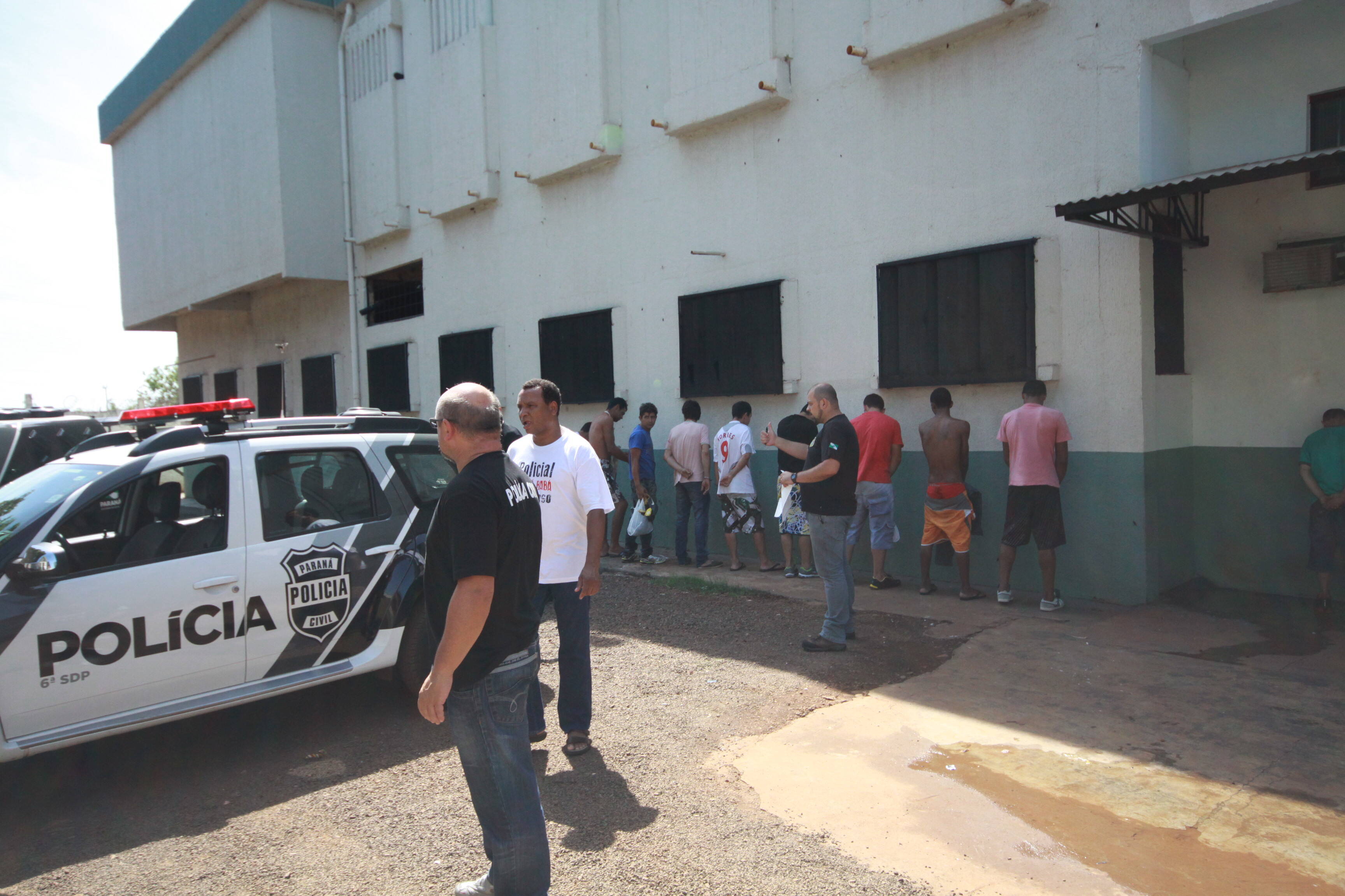 Frustrada a transferência de presos da policia civil para cadeia pública