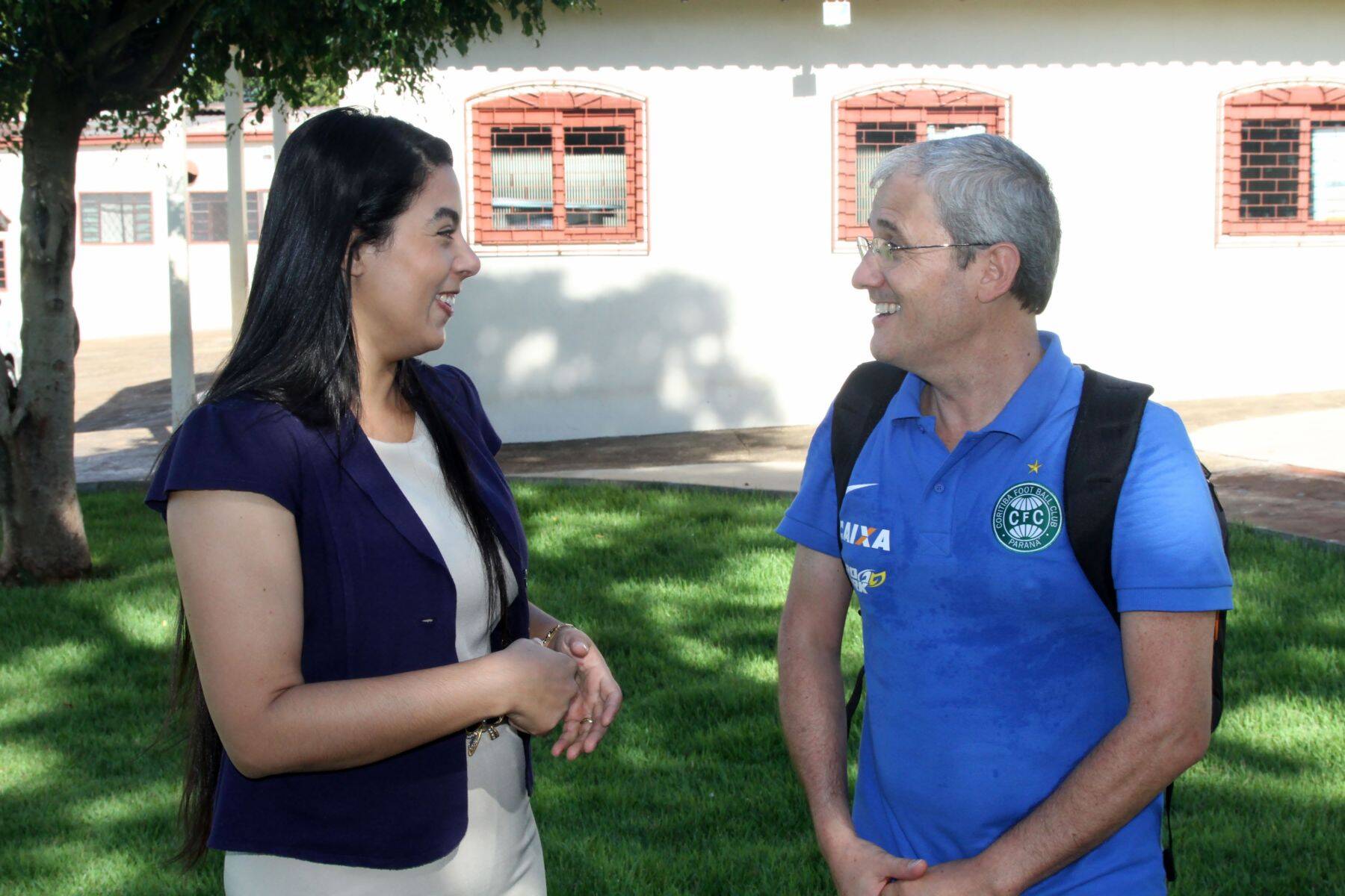 Diretores do Coritiba visitam entidades carentes de Foz do Iguaçu