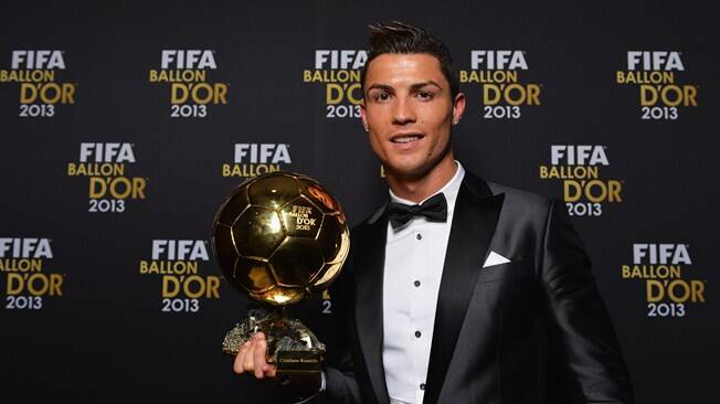 Cristiano Ronaldo é o vencedor do Bola de Ouro 2013 da Fifa