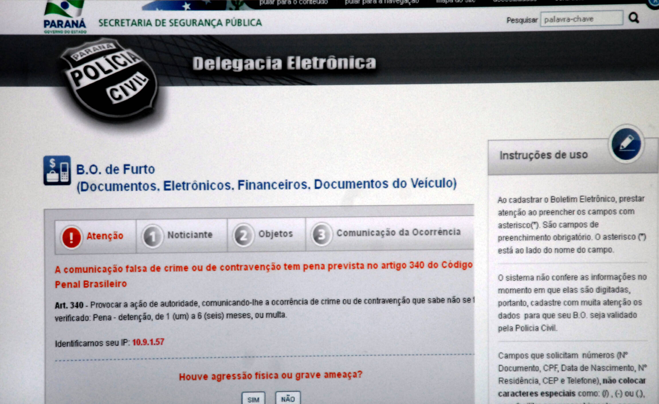 Delegacia Eletrônica realizou mais de 130 mil atendimentos em 2013