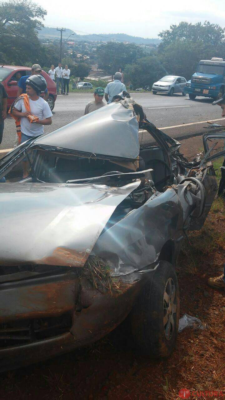 Motorista fica gravemente ferido em acidente de trânsito em SMI
