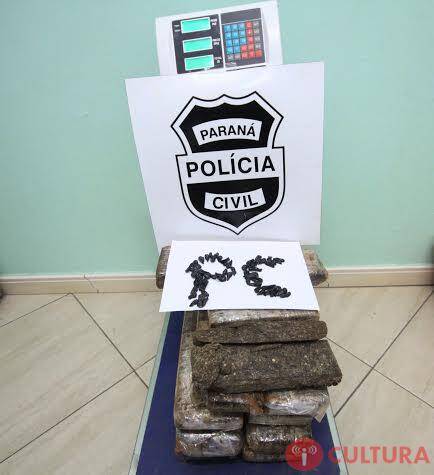 Droga estava enterrada no quintal de uma residência na Vila C