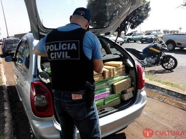 Polícia Civil apreende meia tonelada de maconha