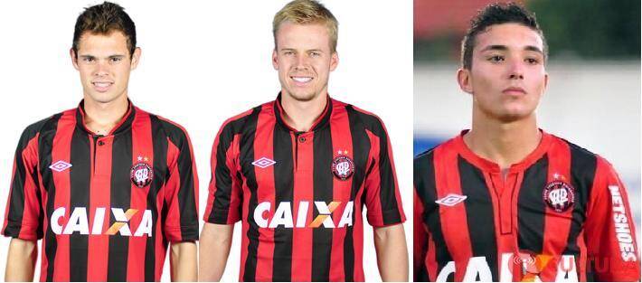 Jogadores do Atlético Paranaense reforçam Azulão