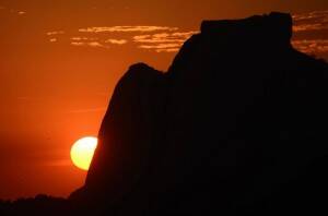 Sunset in Pedra da Gavea Rio de Janeiro