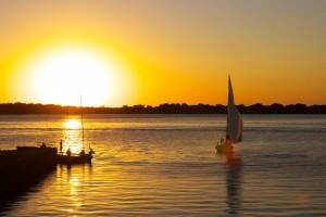 Sunset at Porto Alegre