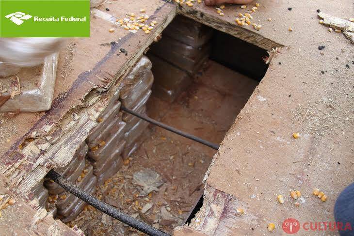Receita e Polícia Federal encontram carreta com 410kg de crack