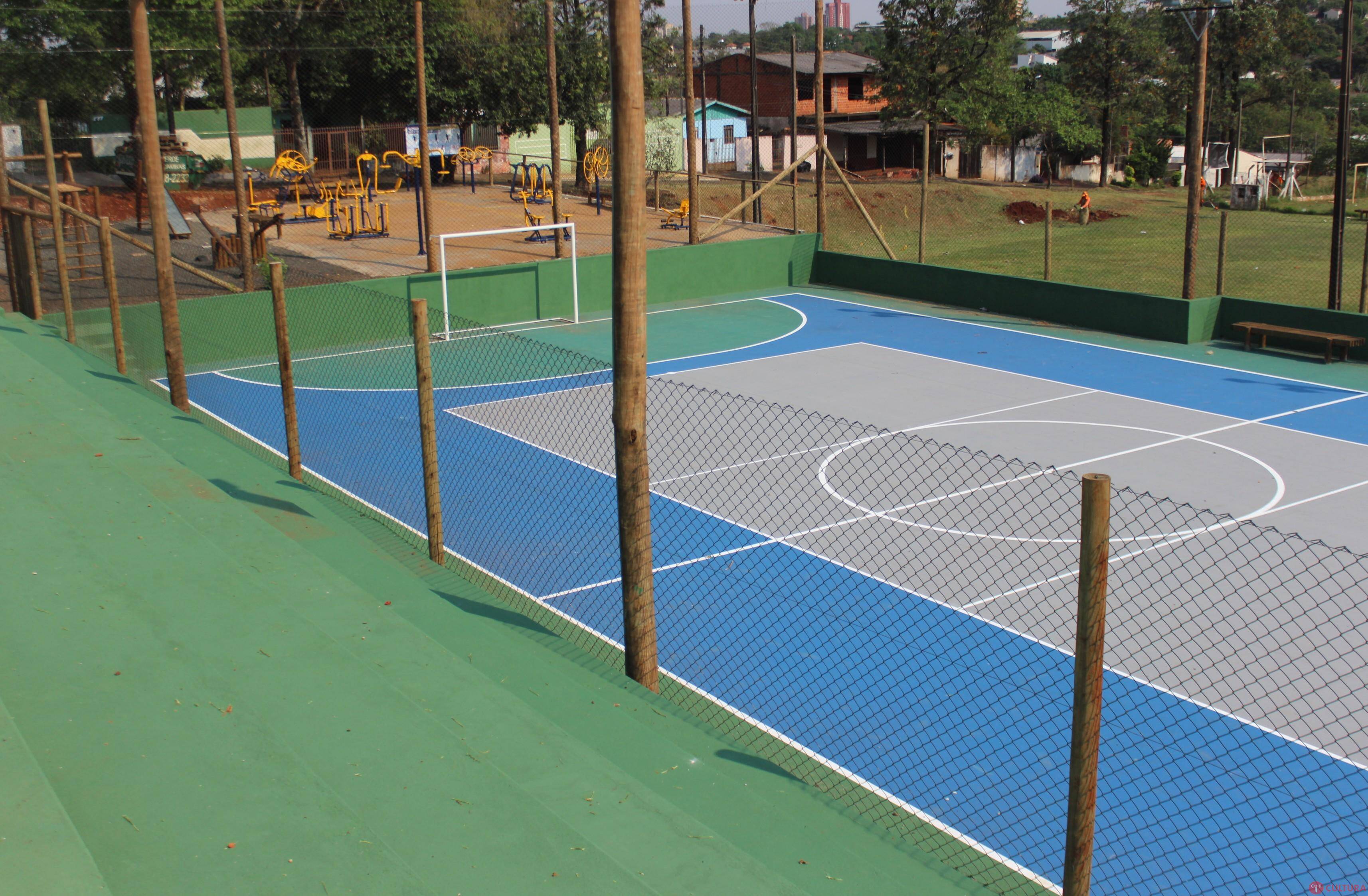 Campos do Iguaçu recebe área para prática esportiva e de lazer