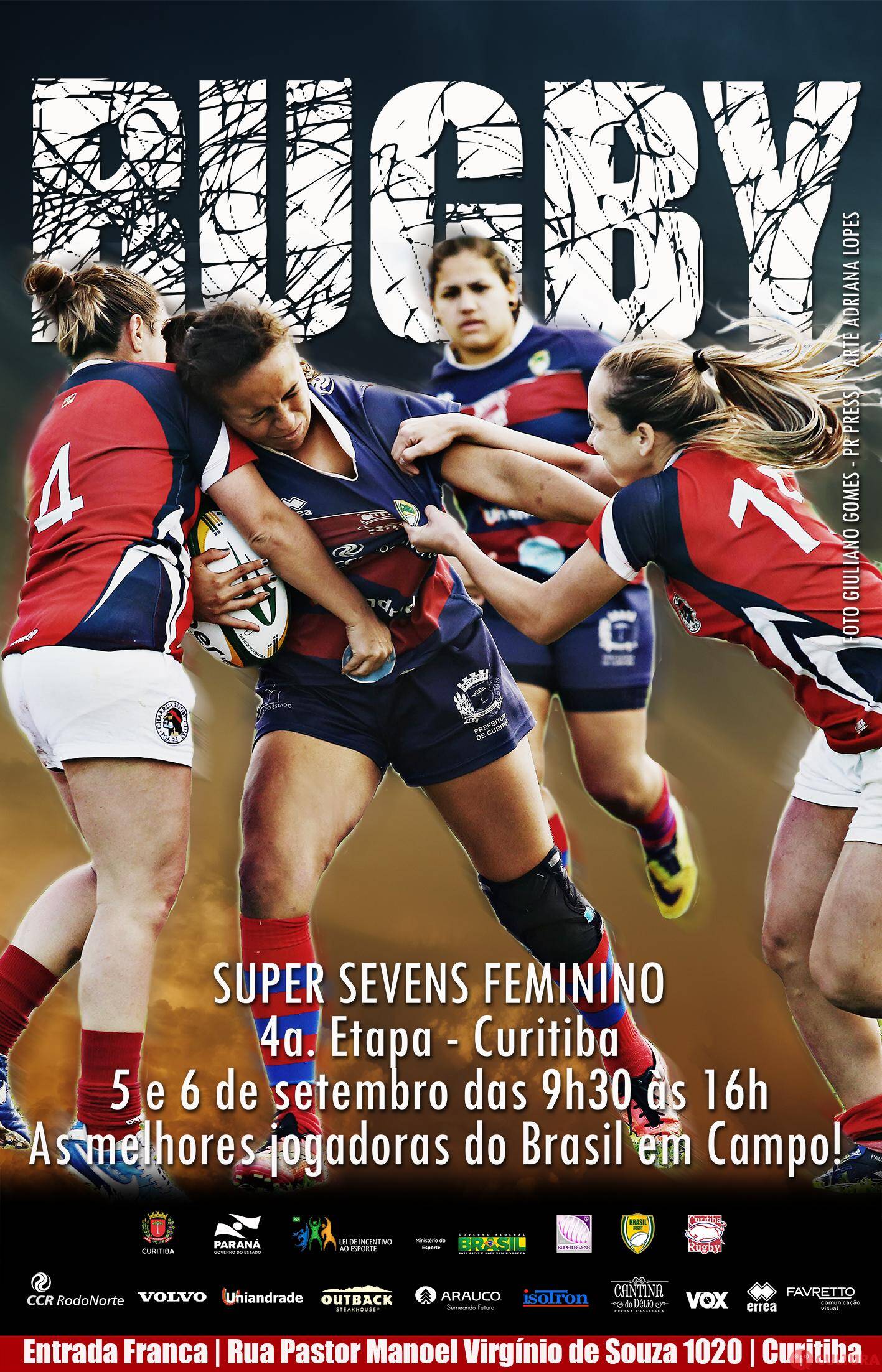 As melhores jogadoras de Rugby do Brasil estarão em Curitiba