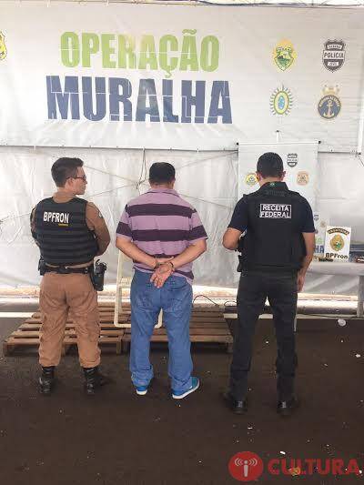 Operação Muralha: Homem é detido com 250 cartuchos de arma de fogo