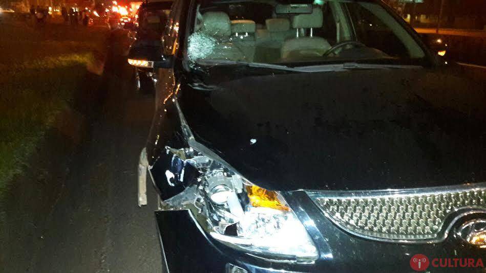 Idoso morre atropelado na BR 277, entrada de Foz
