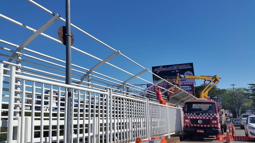 Começa instalação da cobertura na Ponte da Amizade