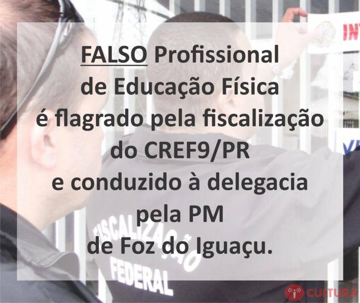 Falso professor de Educação Física é flagrado em academia de Foz