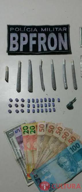 Policiais militares detém dois homens, maconha e ecstasy