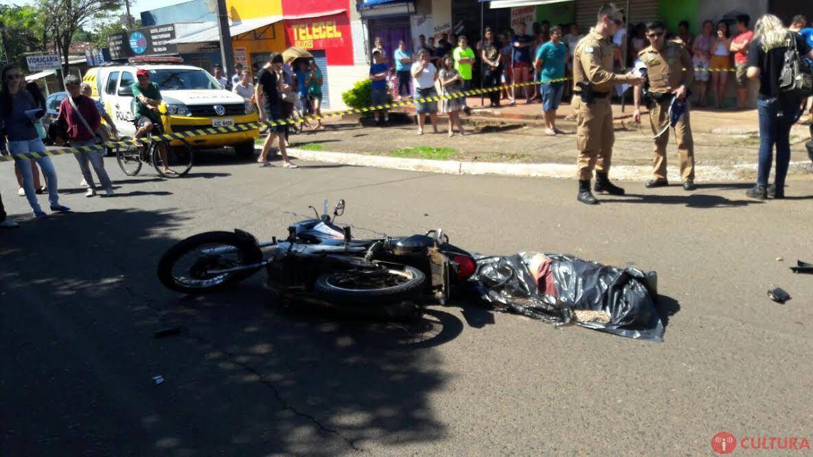 Motociclista morre em acidente na Rua Golfinhos