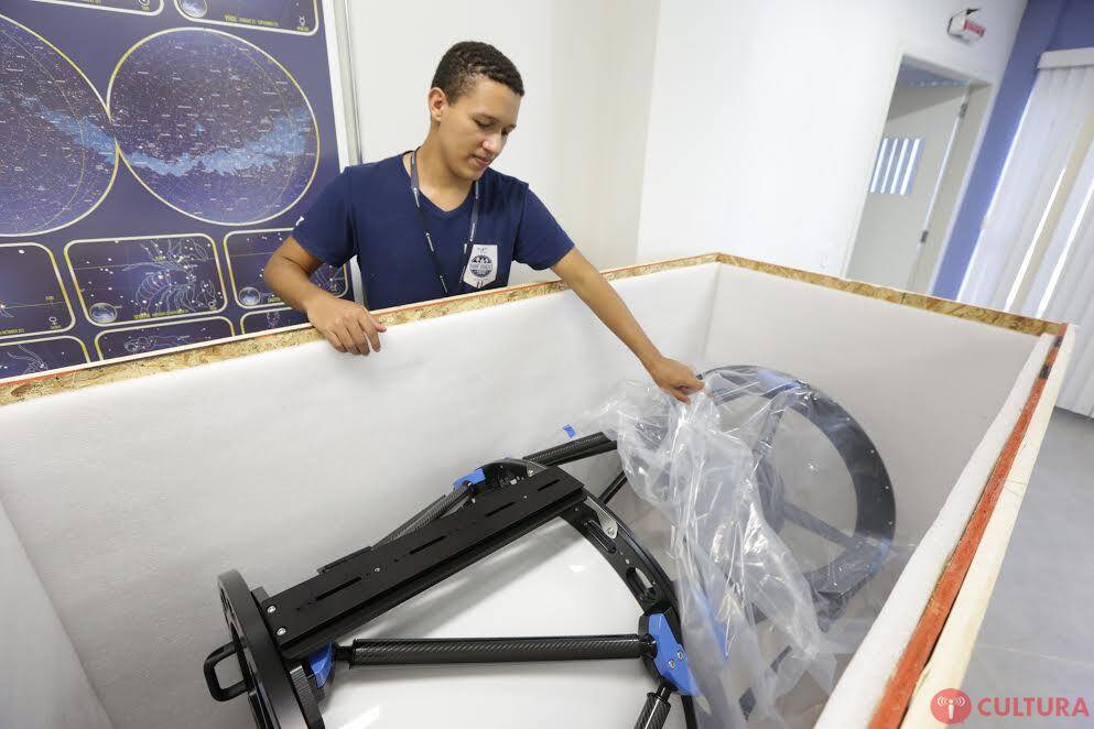 Polo Astronômico recebe telescópio que permite observação melhor e mais distante