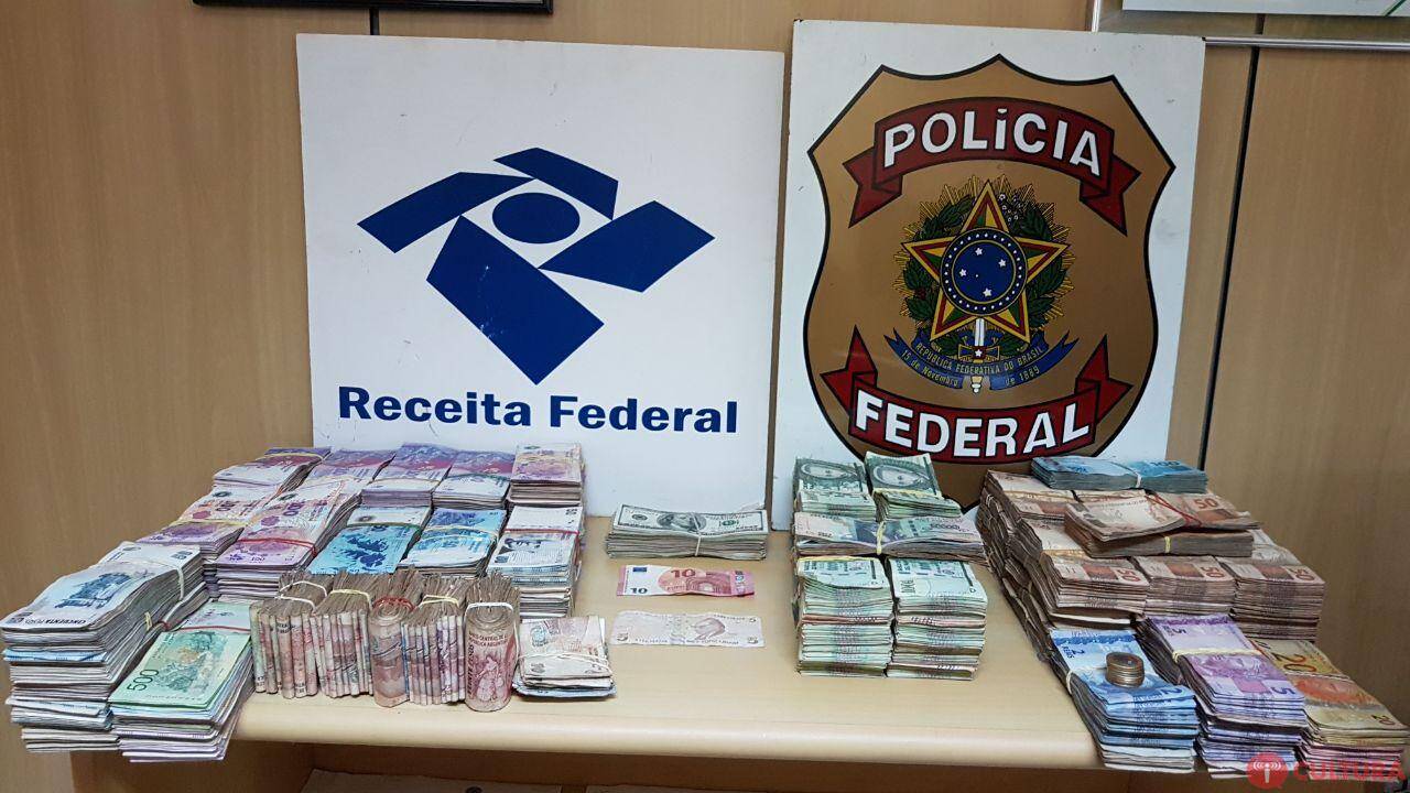 PF prende dois suspeitos de fazer câmbio ilegal em empresa da Vila Portes