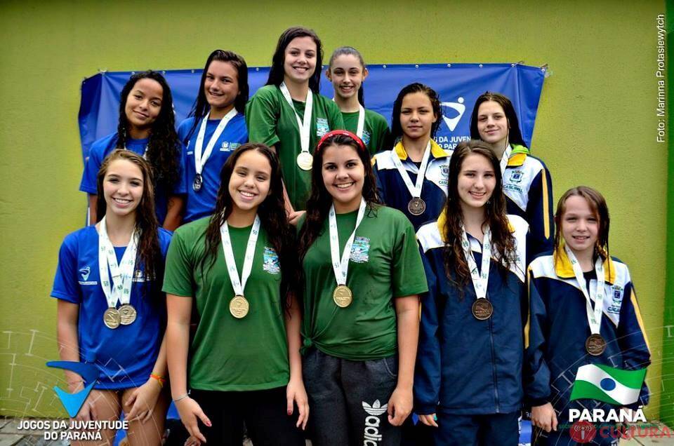 Natação de Foz do Iguaçu conquista 58 medalhas no Jogos da Juventude