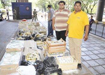 Bananeiros paraguaios tentam impedir entrada da fruta brasileira pela Ponte da Amizade