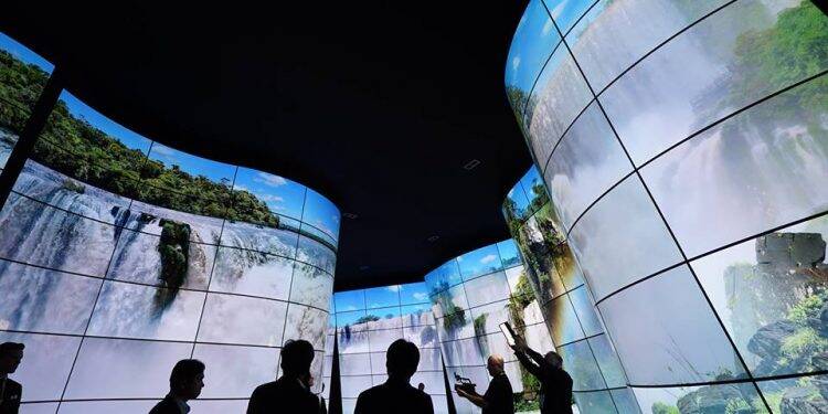 Em alta tecnologia, Cataratas do Iguaçu foram exibidas em Las Vegas