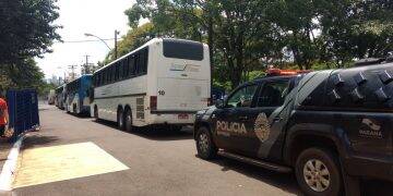 Em um dia, seis ônibus com contrabando foram apreendidos na fronteira