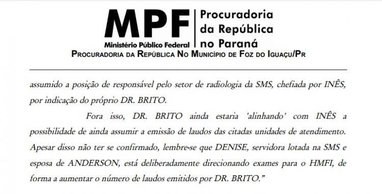Inês mantém estreitos vínculos com Dr. Brito, diz MPF