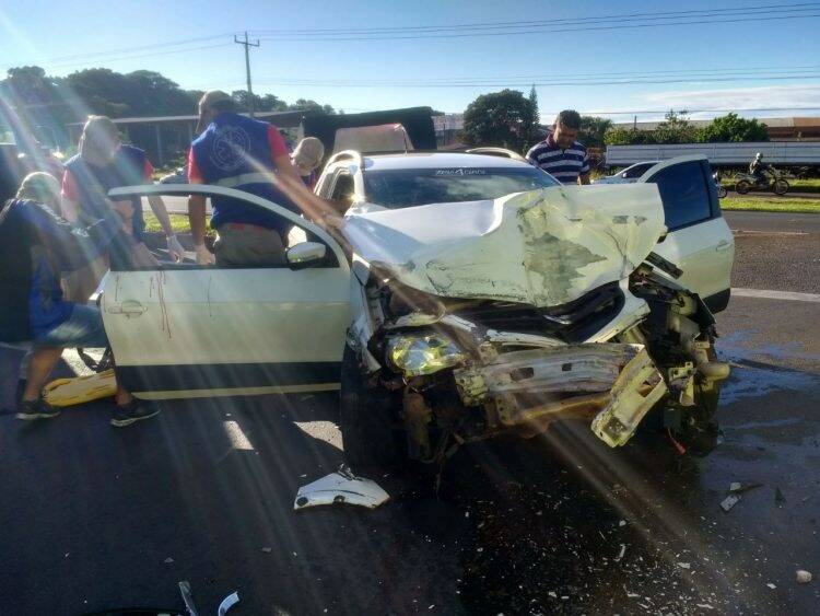 Siate atende dois acidentes no mesmo horário e região