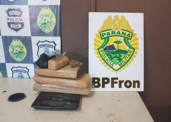 Menor é flagrado levando maconha de Foz à Camboriú