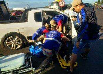 Siate atende dois acidentes no mesmo horário e região