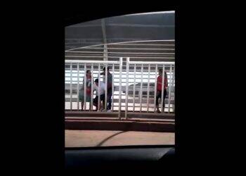 Vídeo de assalto na Ponte da Amizade foi registrado no sábado