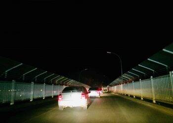 Escuridão na Ponte Internacional da Amizade