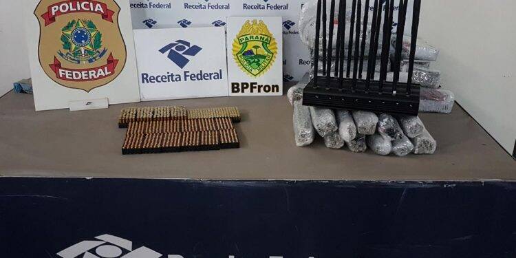 Munições e bloqueadores de sinal são apreendidos em operação na BR-277