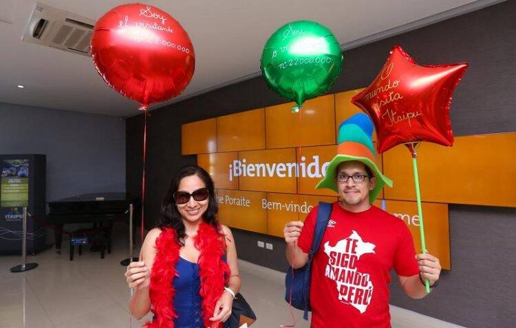 Com turistas peruanos, Itaipu chega à marca de 22 milhões de visitantes