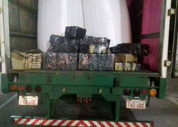 PRF apreende maconha em carregamento de arroz