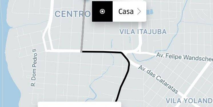 Com poucos motoristas, Uber não atende demanda em Foz do Iguaçu