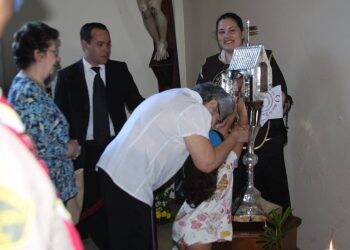 Relíquias do coração de São Pio passaram por Cidade do Leste