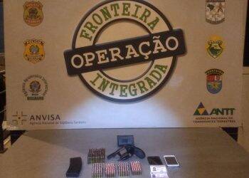 Homem é apreendido portando arma e munições na Ponte Internacional da Amizade