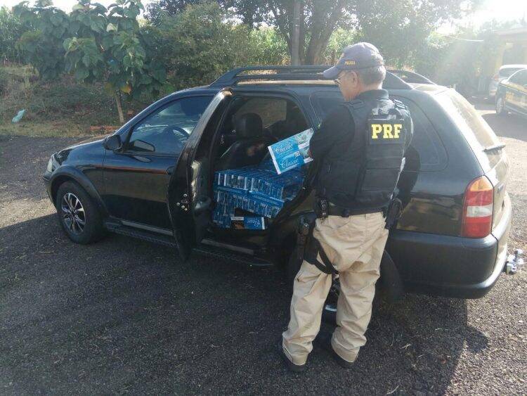 PRF apreende 121 quilos de maconha em Céu Azul (PR)