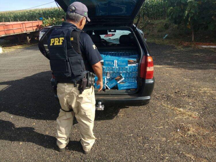 PRF apreende 121 quilos de maconha em Céu Azul (PR)