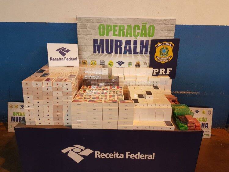 Operação Muralha apreendeu em duas semanas 7 milhões de reais