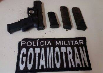 Arma furtada de delegado de PF é recuperada pela Polícia Militar