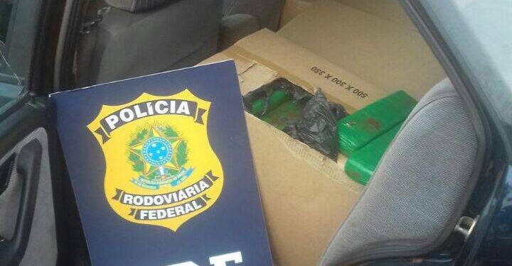 PRF apreende 121 quilos de maconha em Céu Azul (PR)