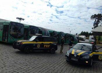 PRF e Exército garantem combustível para o transporte coletivo de Ponta Grossa