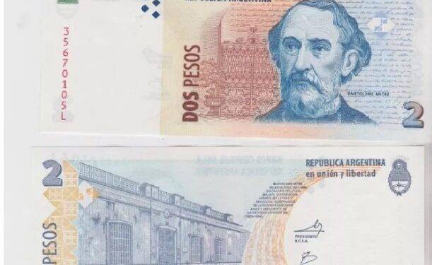 Argentina tira de circulação notas de dois pesos