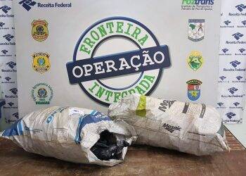 Paraguaio tentou passar a fronteira com espingarda escondida em saco de carvão