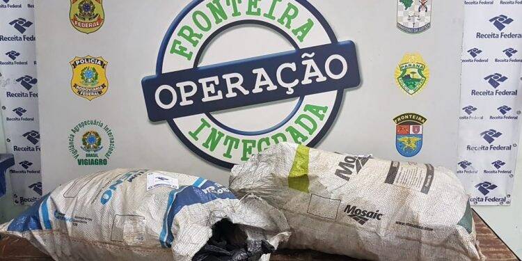 Paraguaio tentou passar a fronteira com espingarda escondida em saco de carvão