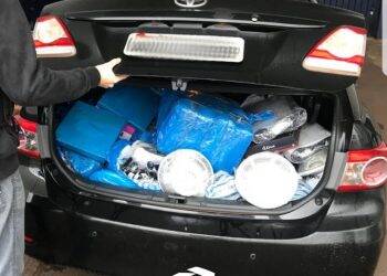 Grande quantidade de eletrônicos são apreendidos pela Receita Federal